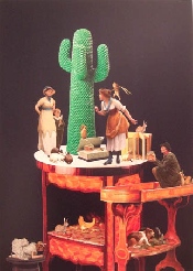 La carotte verte - collage sur photo - 70,4 x 49,4 cm - 18 octobre 2009